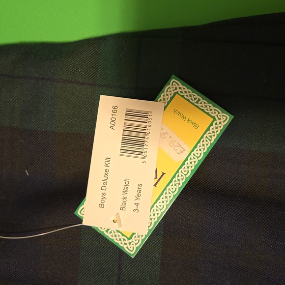 Black Watch Tartan - UK 🇬🇧 kids size 3-4 years - Picture 6 of 8